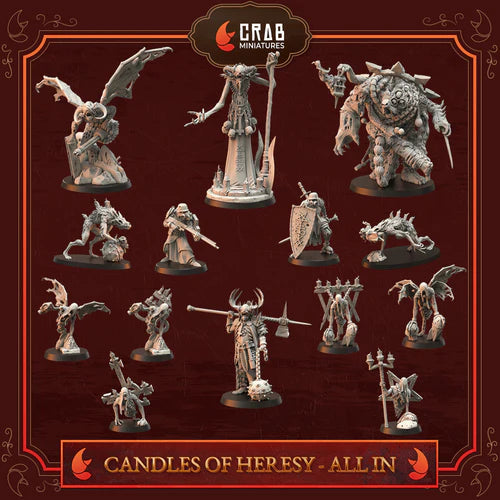 Crab Miniatures - Candles of Heresy Pack